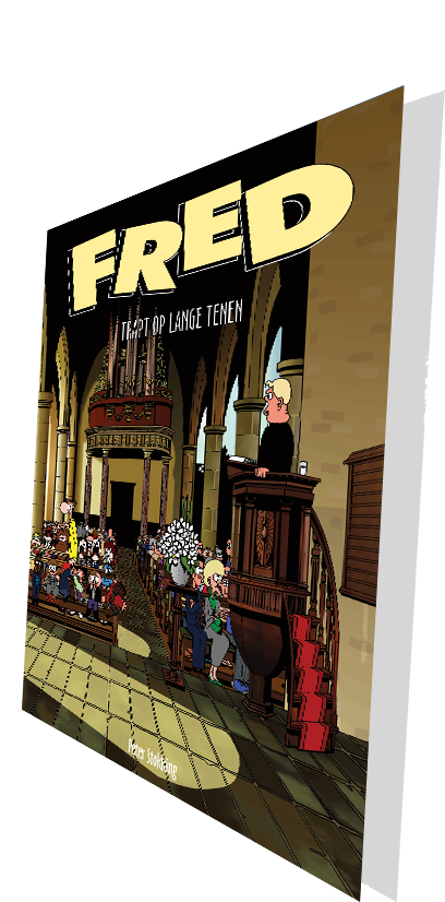 Cover Fred trapt op lange tenen