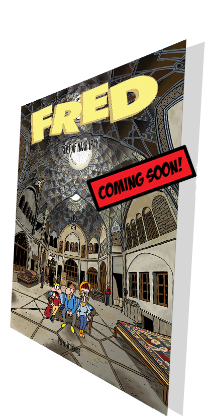 Cover Fred reist af naar Iran